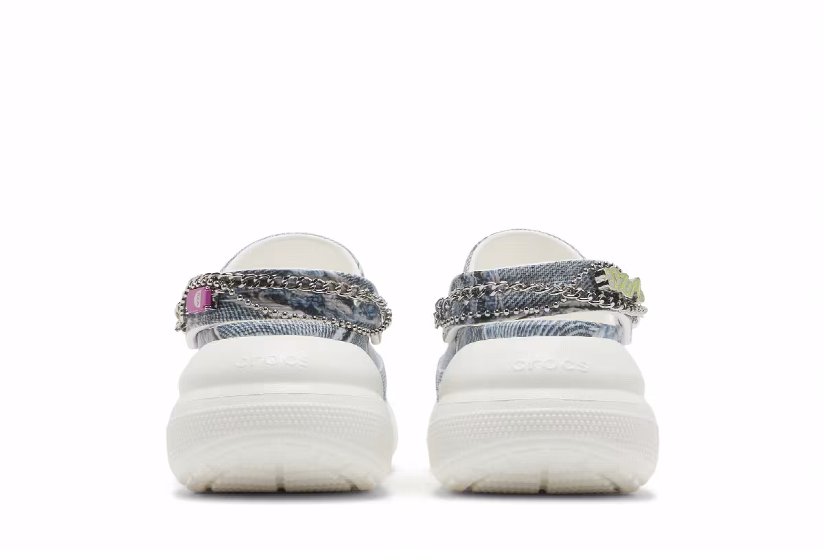 SZA x Crocs Classic Crush Clog Denim, view 7