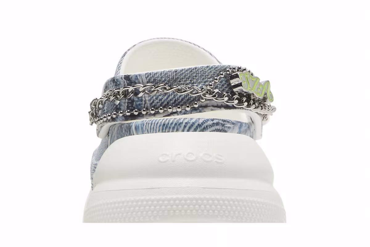 SZA x Crocs Classic Crush Clog Denim, view 8
