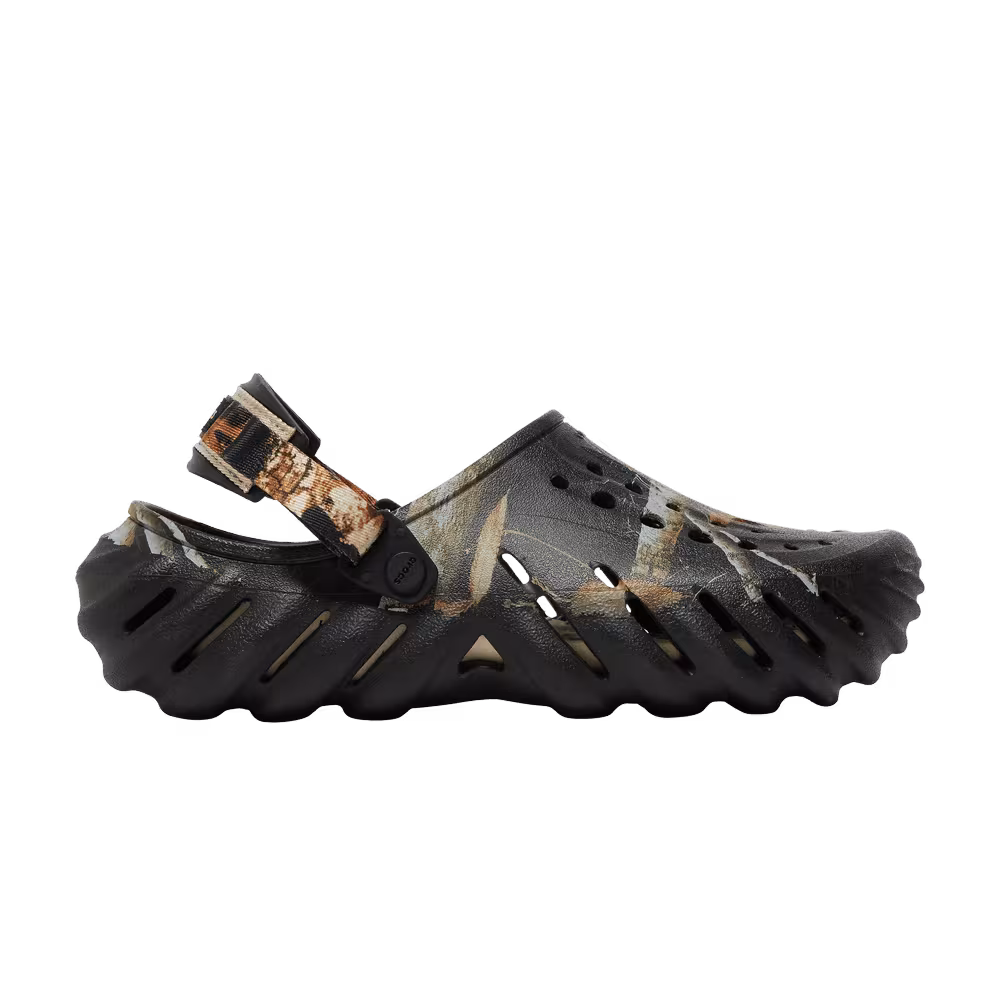 Realtree x Crocs Echo Clog Edge Camo - Black
