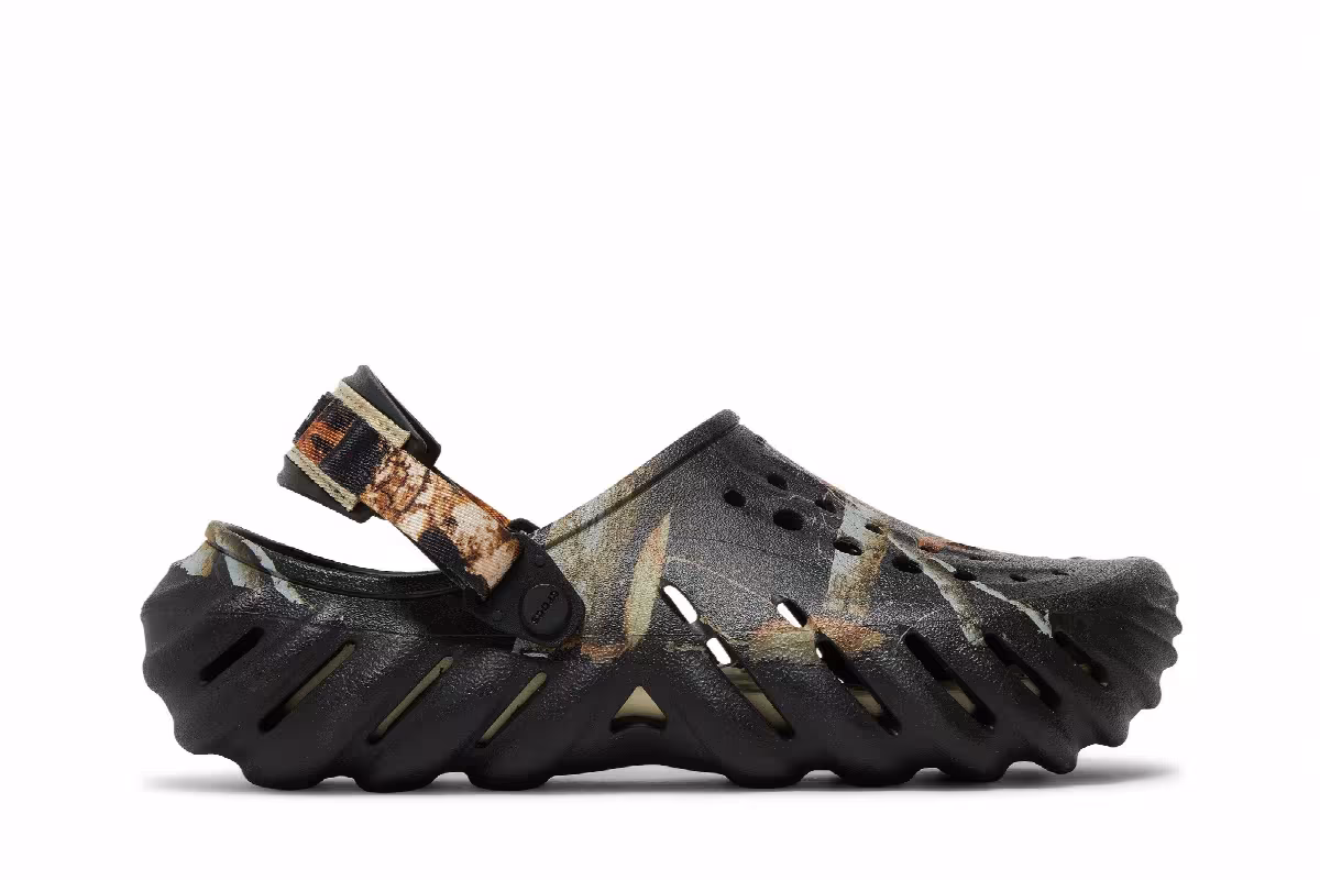 Realtree x Crocs Echo Clog Edge Camo - Black, view 2