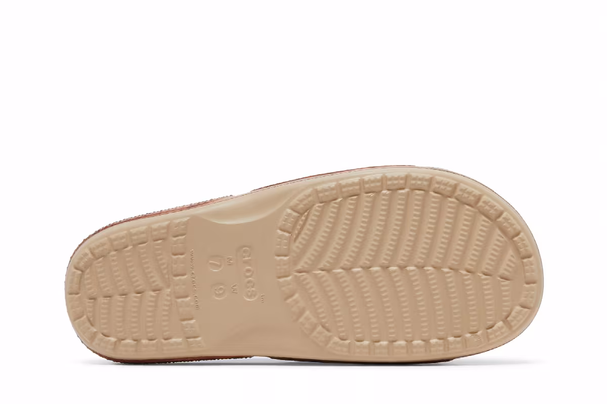 SZA x Crocs Classic Slide Woodgrain, view 5