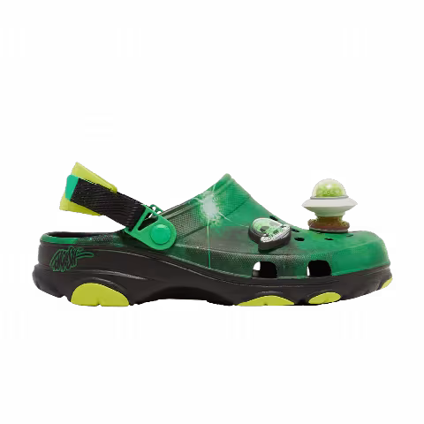 Ron English x Crocs All-Terrain Clog 'Area 54 - Green Galaxy'