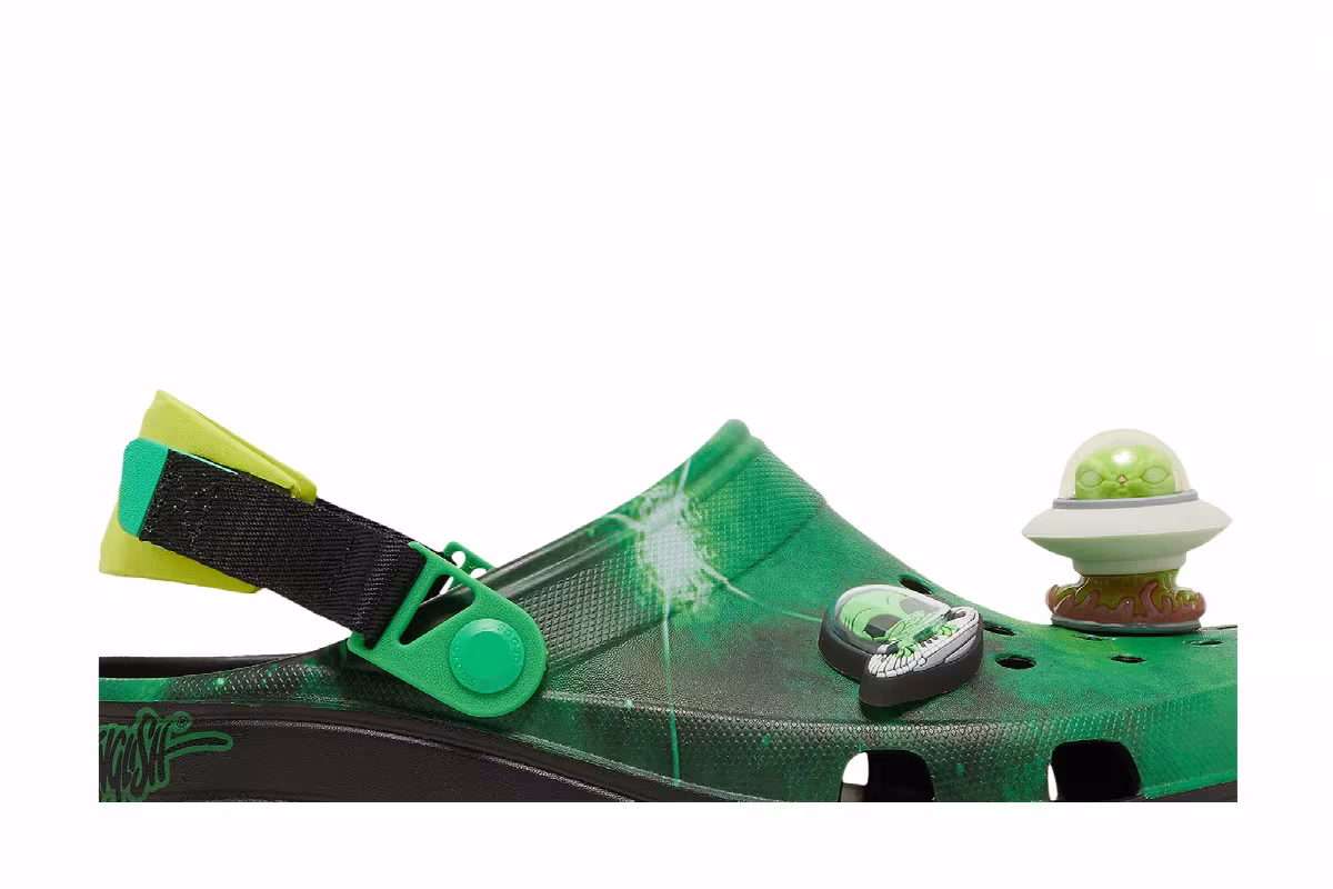 Ron English x Crocs All-Terrain Clog Area 54 - Green Galaxy, view 3