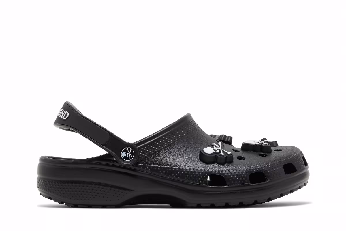 Mastermind x Crocs Classic Clog Black, view 2