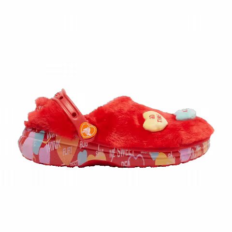 Sweethearts x Crocs Clog Classic Fur 'Valentine's Day'