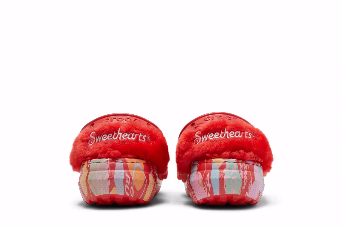 Sweethearts x Crocs Clog Classic Fur Valentine's Day, view 7