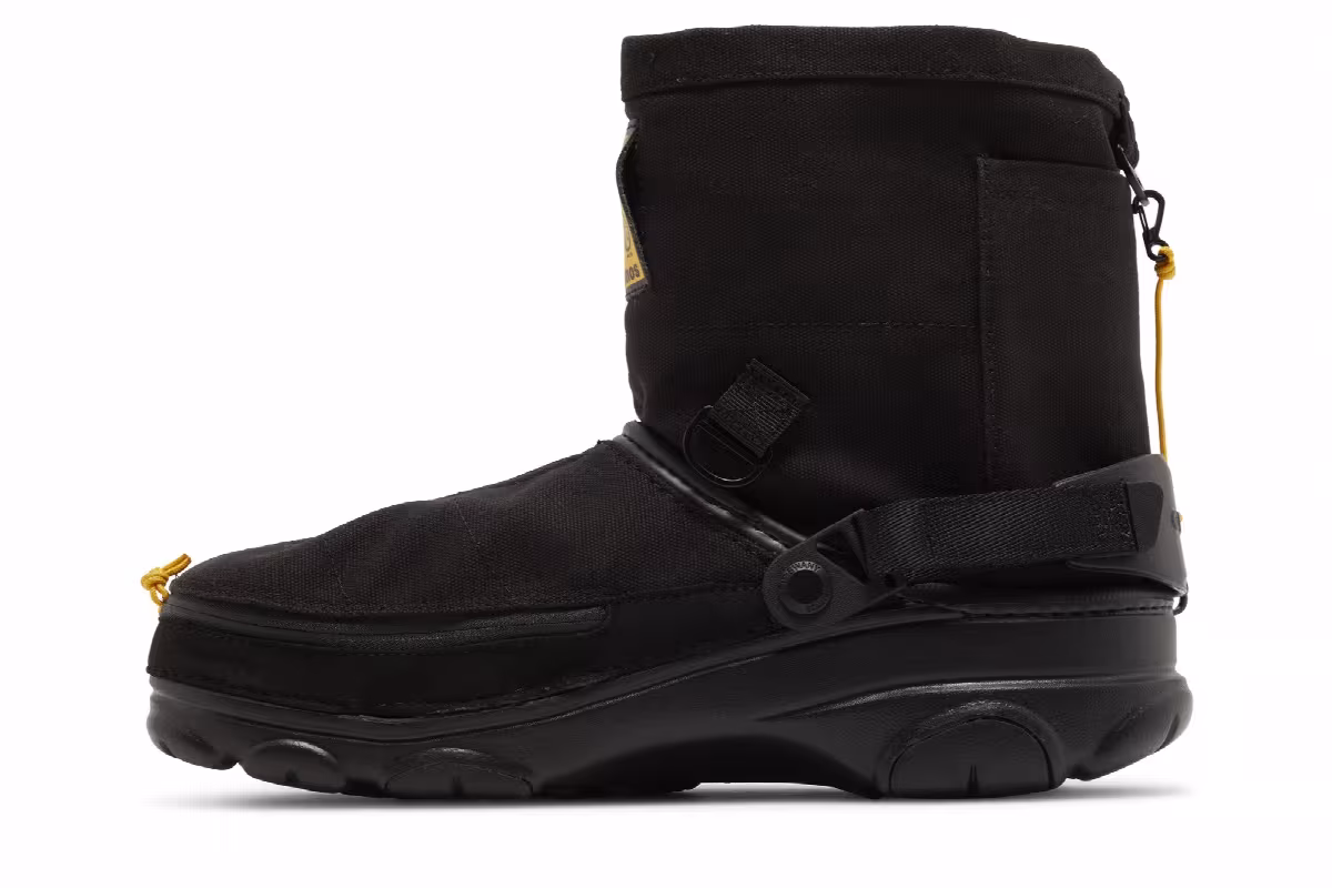 GRIP SWANY x atmos x Crocs All-Terrain Clog Black, view 4