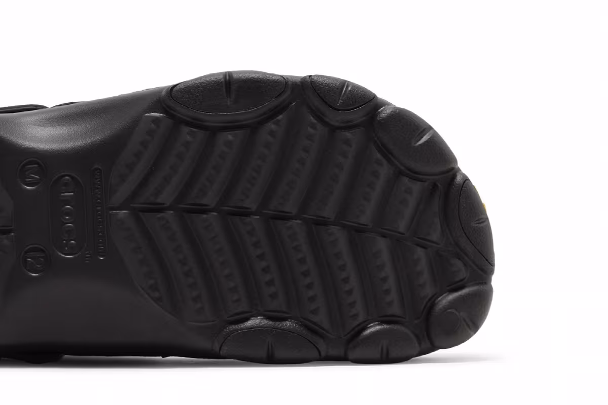 GRIP SWANY x atmos x Crocs All-Terrain Clog Black, view 6