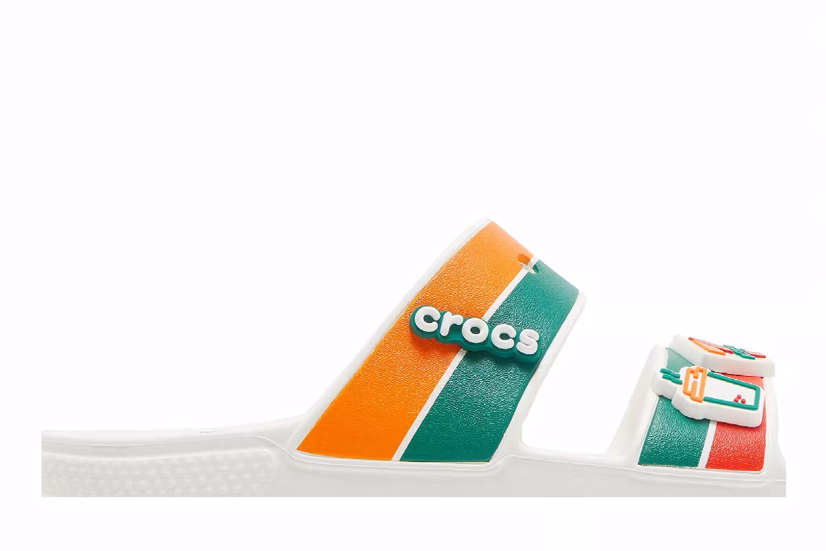 7-Eleven x Crocs Classic Sandal White, view 3