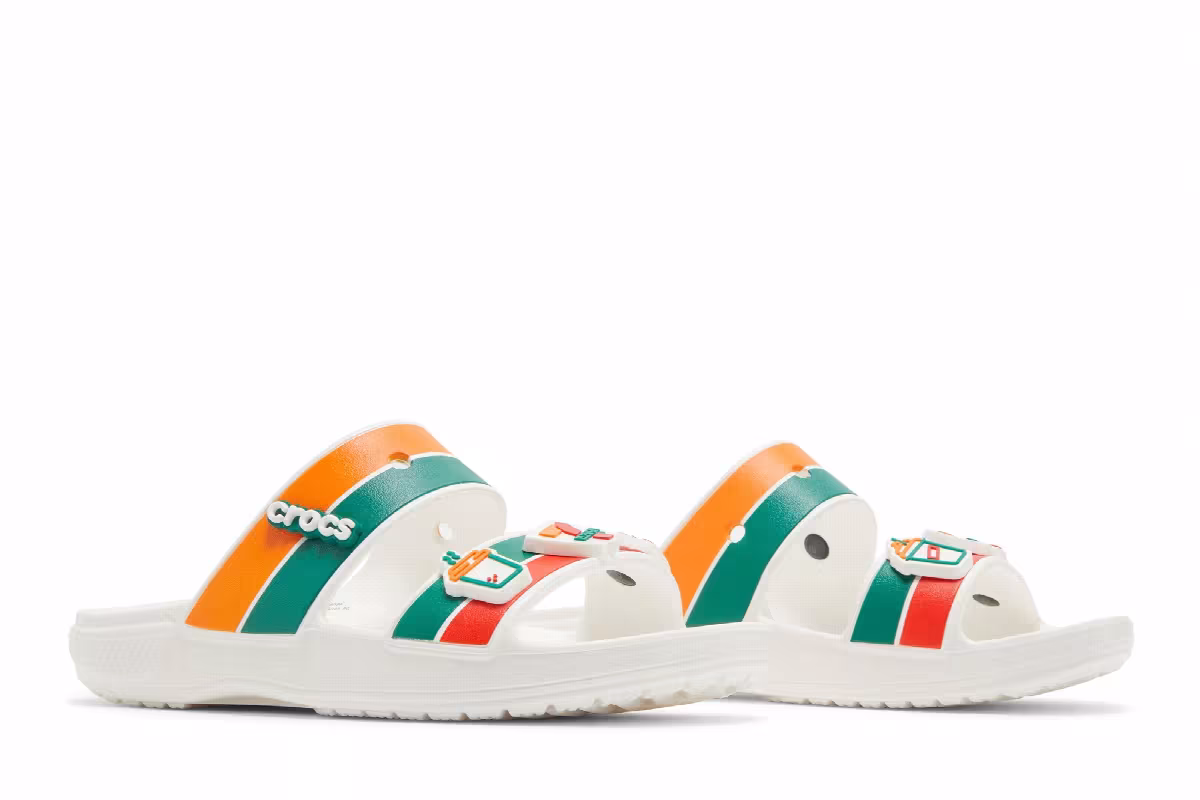 7-Eleven x Crocs Classic Sandal White, view 9