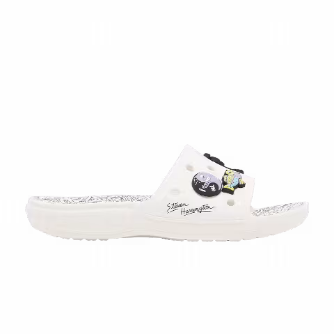 Steven Harrington x Crocs Classic Slide 'Quickstrike - White Black'