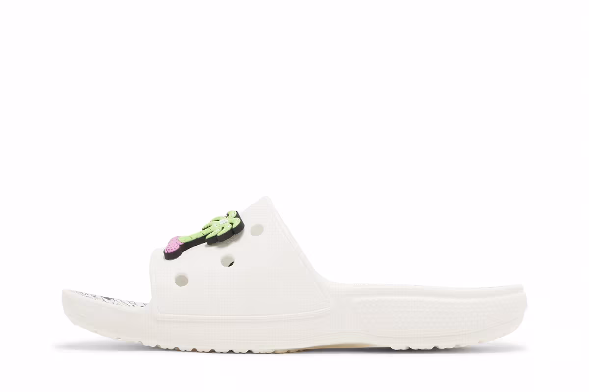 Steven Harrington x Crocs Classic Slide Quickstrike - White Black, view 4