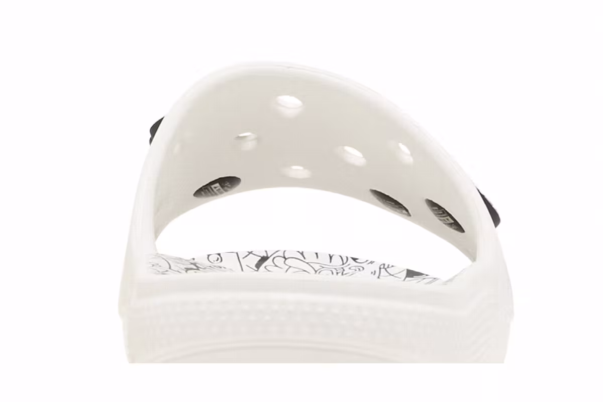 Steven Harrington x Crocs Classic Slide Quickstrike - White Black, view 8