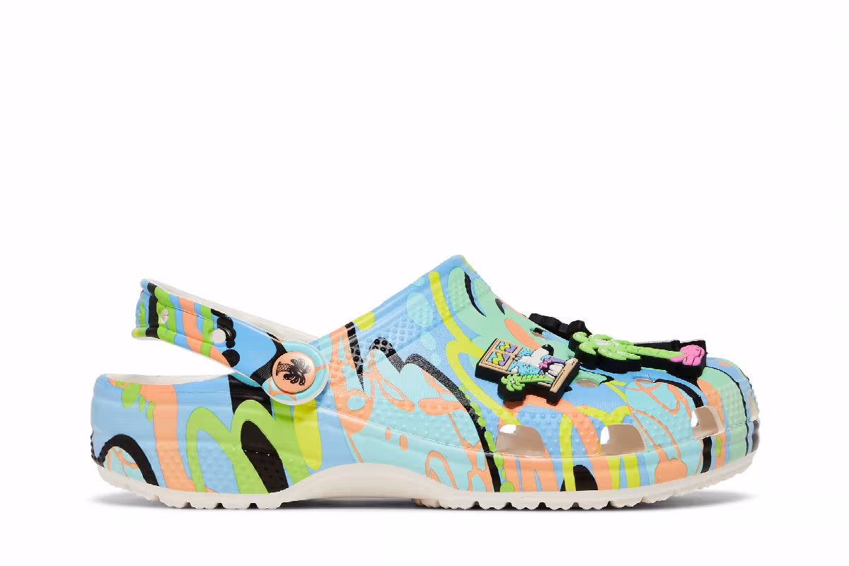 Crocs Steven Harrington x Women's Classic Clog Quickstrike - Multi-Color, view 2