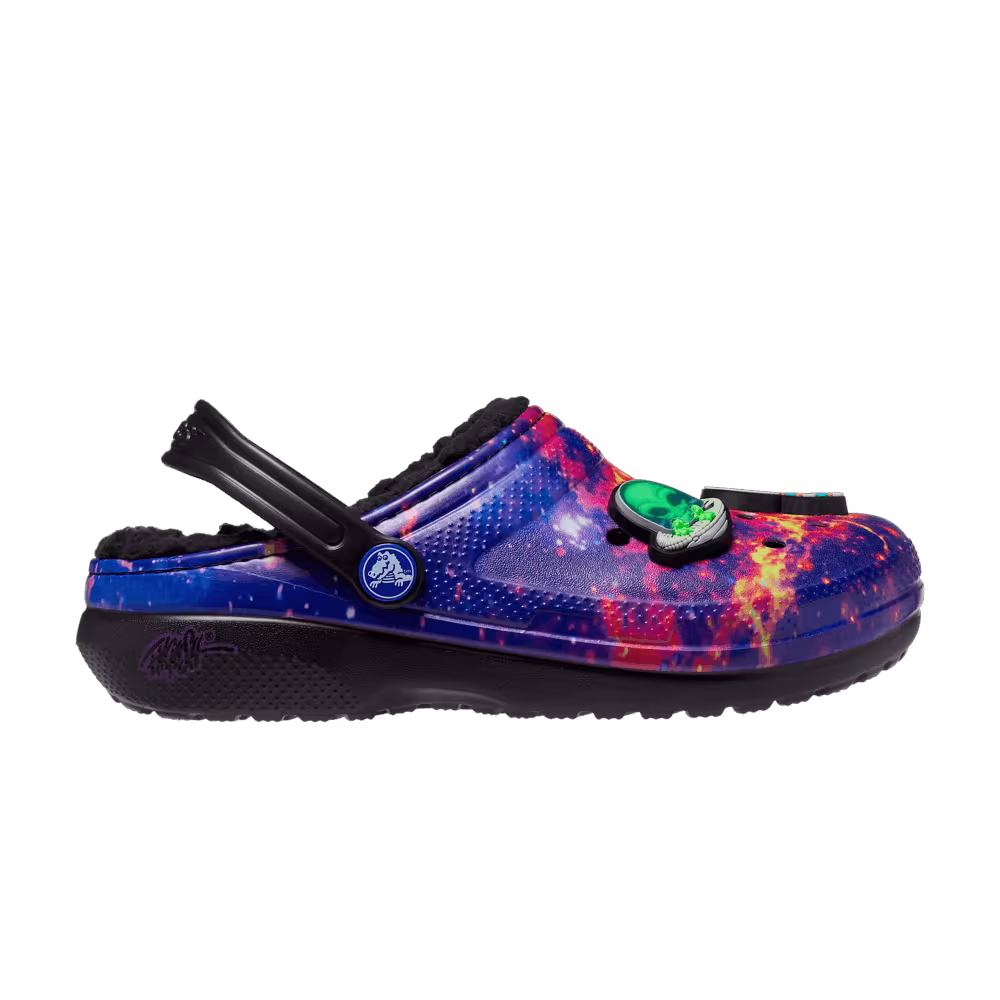 Ron English x Crocs Classic Lined Clog Kids Area 54 - Galaxy