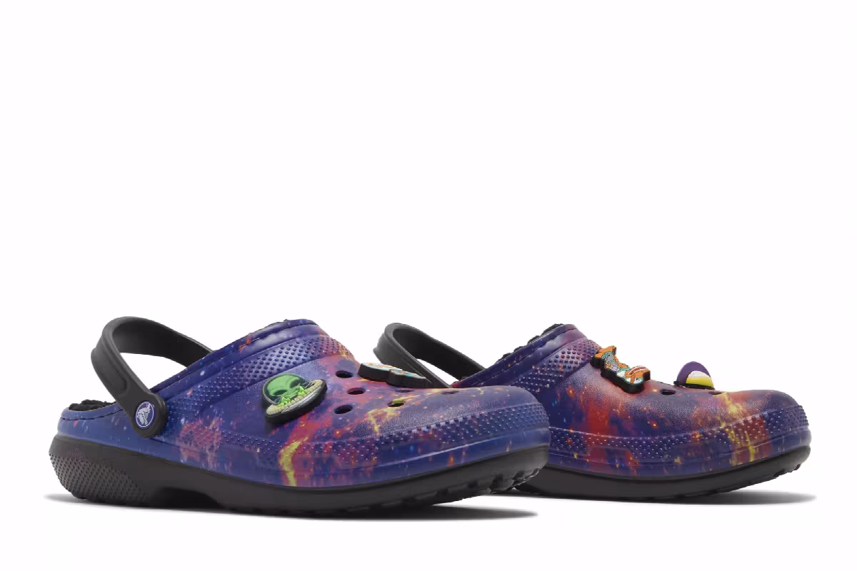 Ron English x Crocs Classic Lined Clog Area 54 - Galaxy, view 9