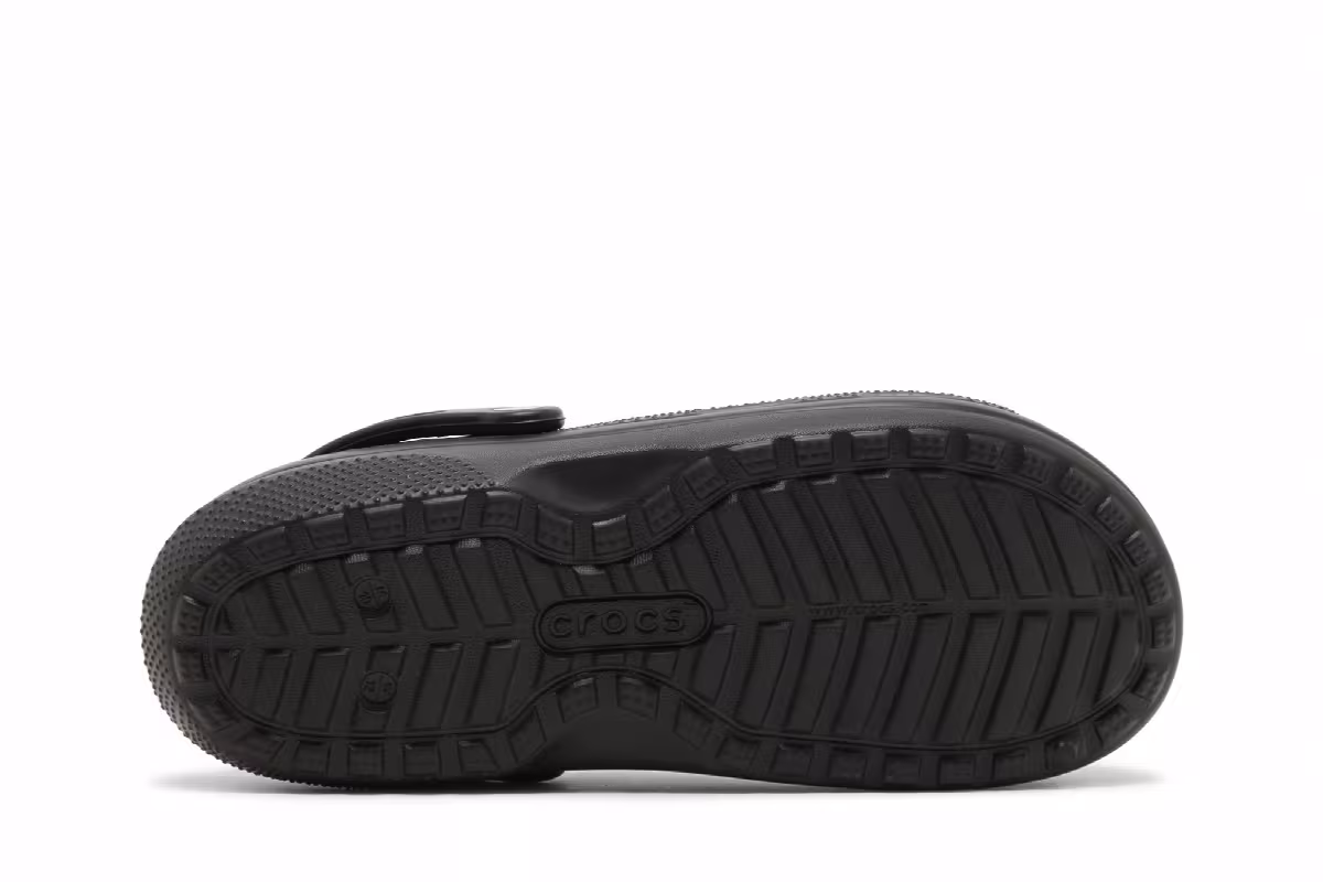 Crocs Classic Lined Clog Black, view 5