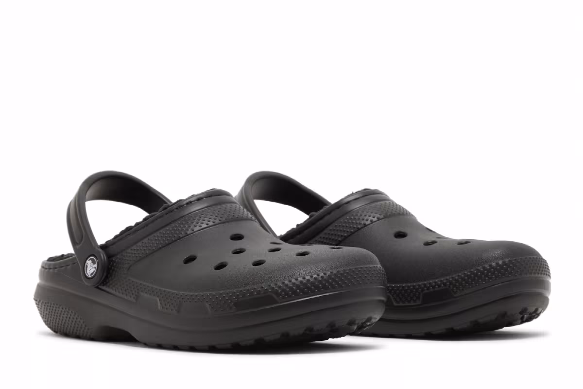 Crocs Classic Lined Clog Black, view 9