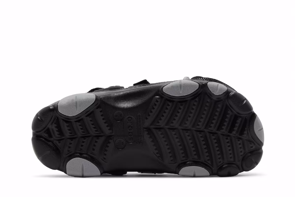 BEAMS x Crocs Classic All-Terrain Outdoor Clog Grey Black, view 5