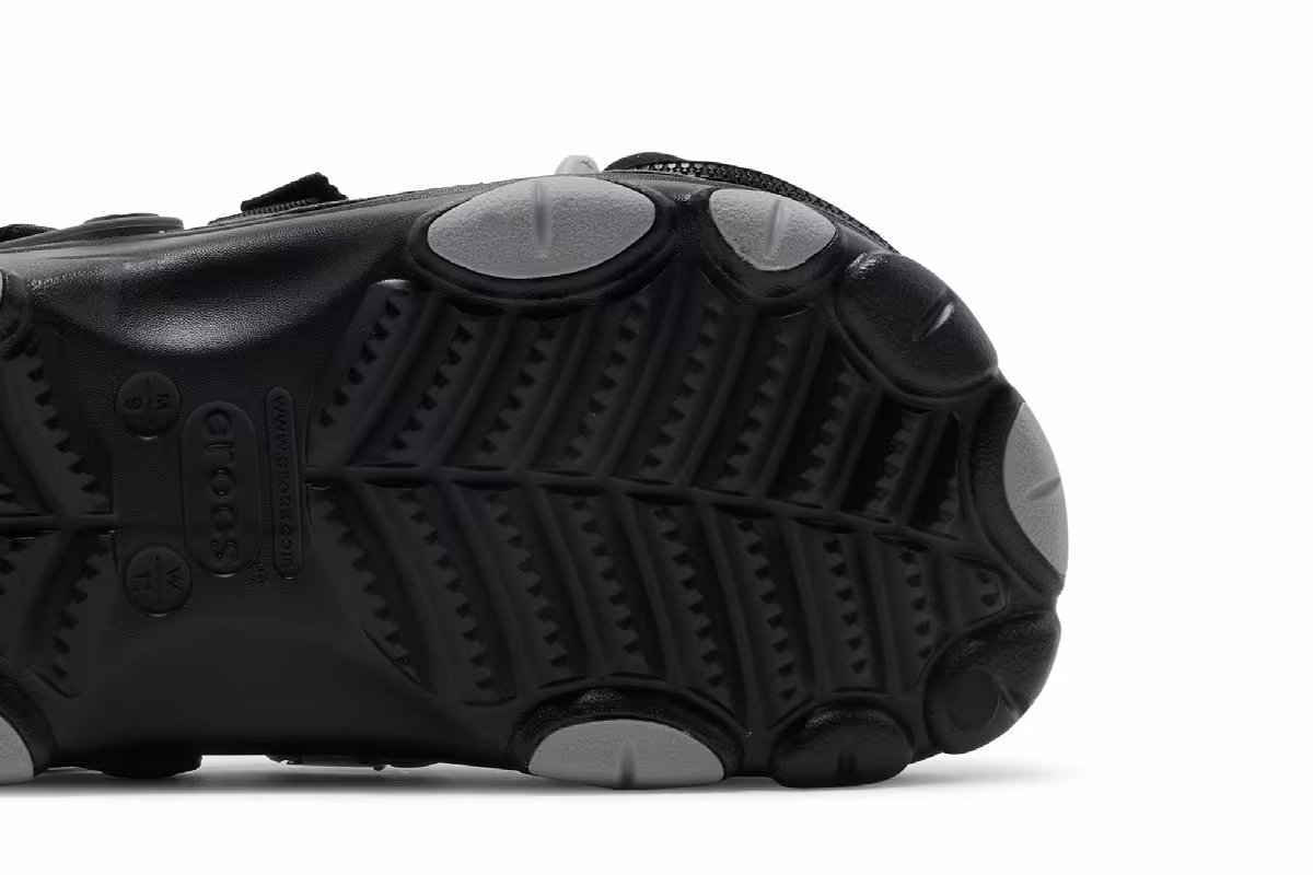BEAMS x Crocs Classic All-Terrain Outdoor Clog Grey Black, view 6