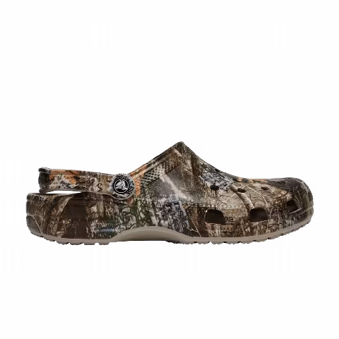 thisisneverthat x Realtree x Crocs Classic Clog 'Edge Camo - Walnut'