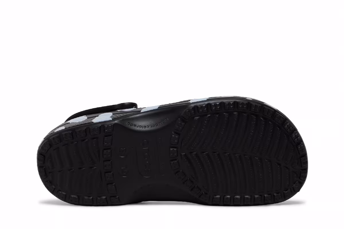 Awake NY x Crocs Classic Clog Home Is Where The Heart Is - Black, view 5