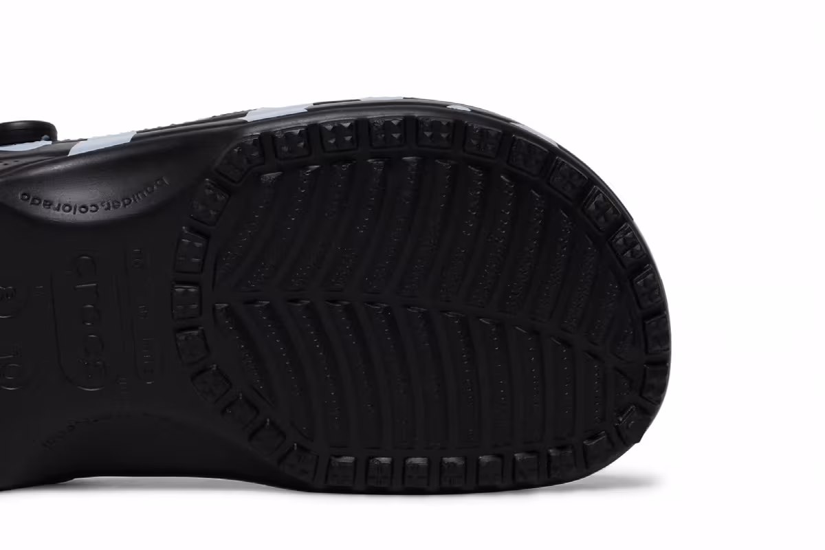 Awake NY x Crocs Classic Clog Home Is Where The Heart Is - Black, view 6