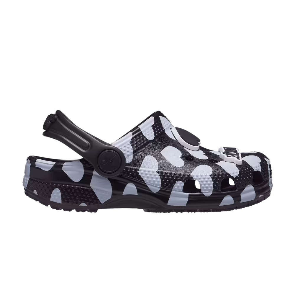 Awake NY x Crocs Classic Clog Kids Home Is Where The Heart Is - Black