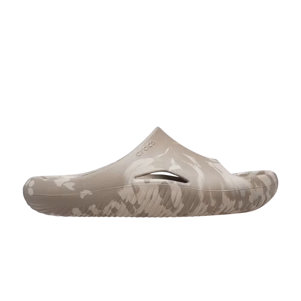 Crocs Mellow Slide Marbled - Mushroom Cobblestone