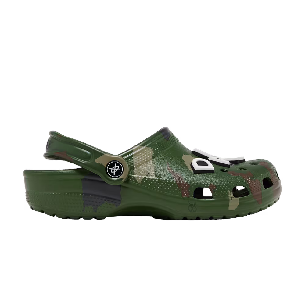 Daily Paper x Crocs Classic Clog Green Camo