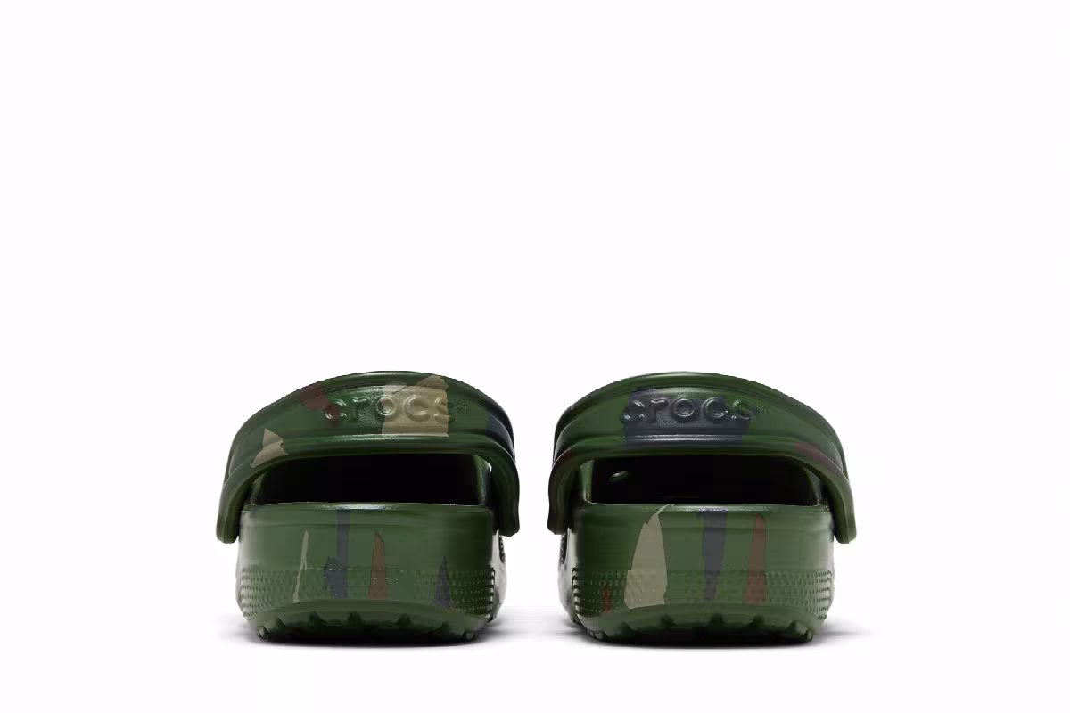 Daily Paper x Crocs Classic Clog Green Camo, view 7