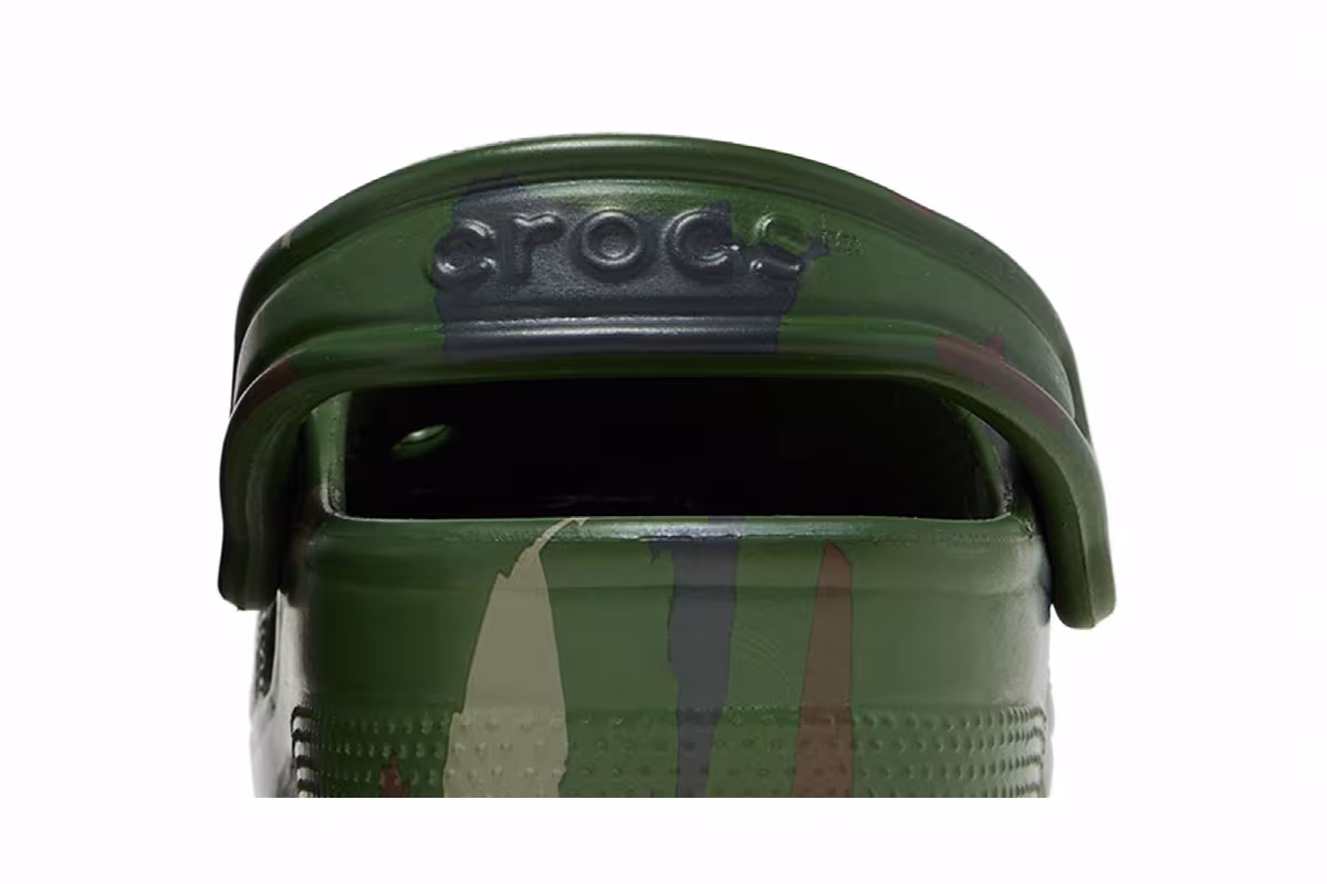 Daily Paper x Crocs Classic Clog Green Camo, view 8