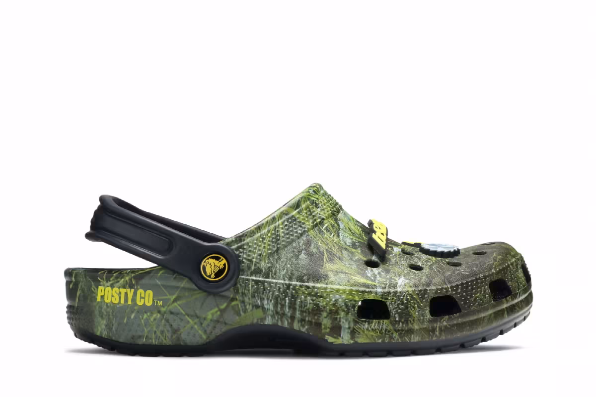 Post Malone x Crocs Clog Postyco Green, view 2