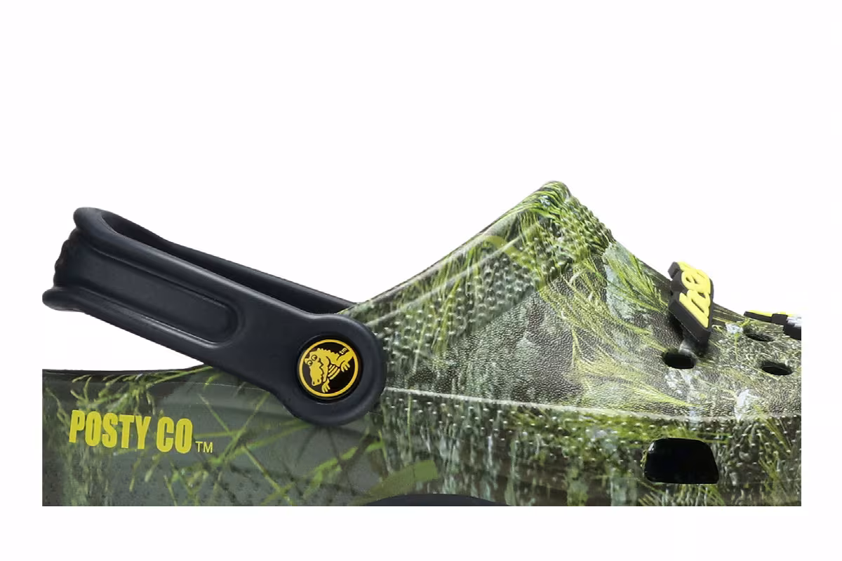 Post Malone x Crocs Clog Postyco Green, view 3