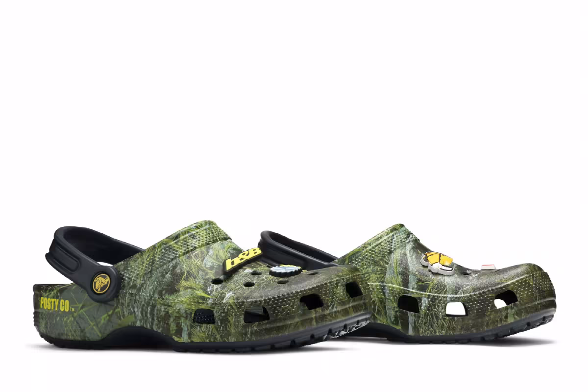 Post Malone x Crocs Clog Postyco Green, view 9