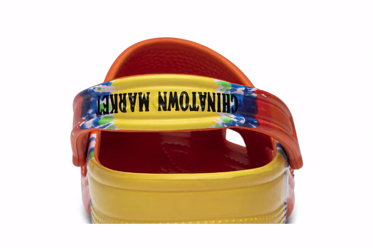 Chinatown Market x Crocs Clog Tie Dye Smiley, view 8