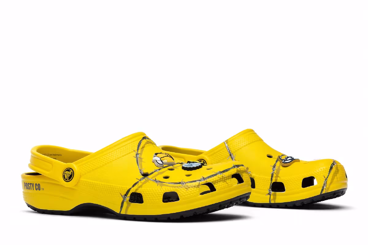 Post Malone x Crocs Clog Barbed Wire, view 9