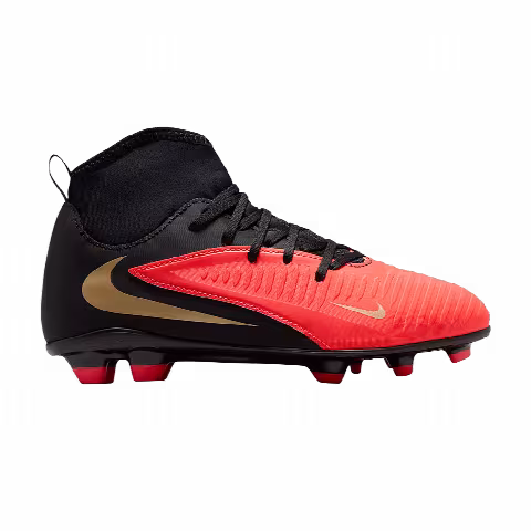 Nike Jr. Phantom 6 High Club MG GS 'Bright Crimson Black'