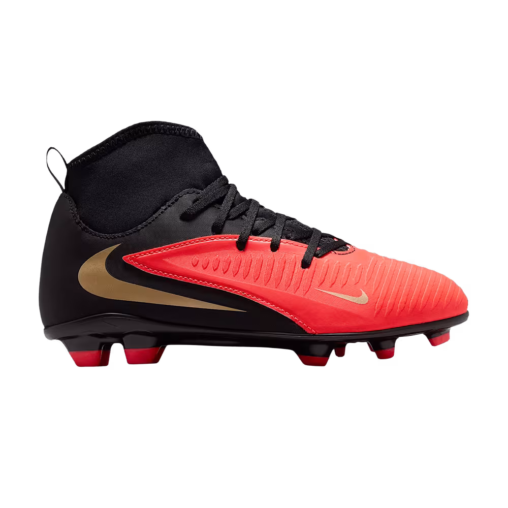 Nike Jr. Phantom 6 High Club MG GS Bright Crimson Black