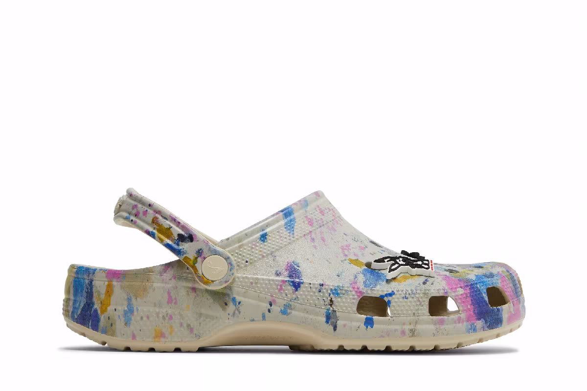 Awake NY x Crocs Classic Clog Paint Drip, view 2