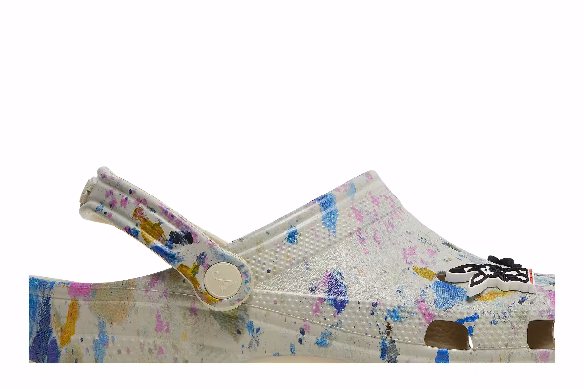 Awake NY x Crocs Classic Clog Paint Drip, view 3