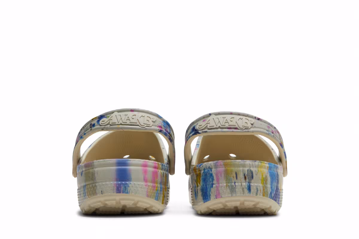 Awake NY x Crocs Classic Clog Paint Drip, view 7