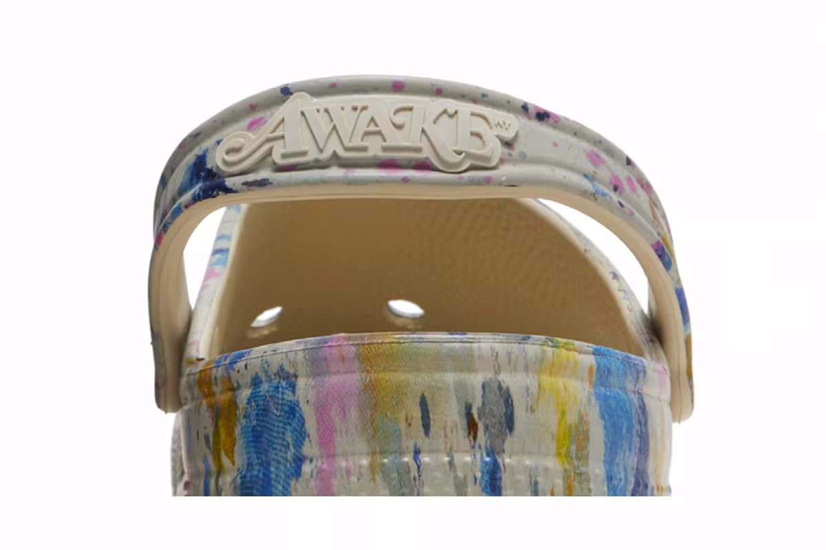 Awake NY x Crocs Classic Clog Paint Drip, view 8