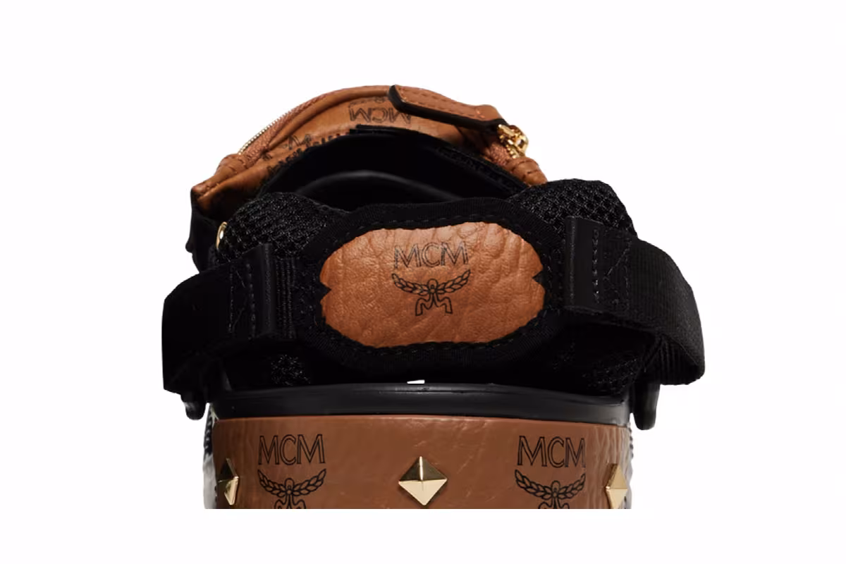 Crocs MCM x Classic Clog Mini Fanny Pack - Black, view 8