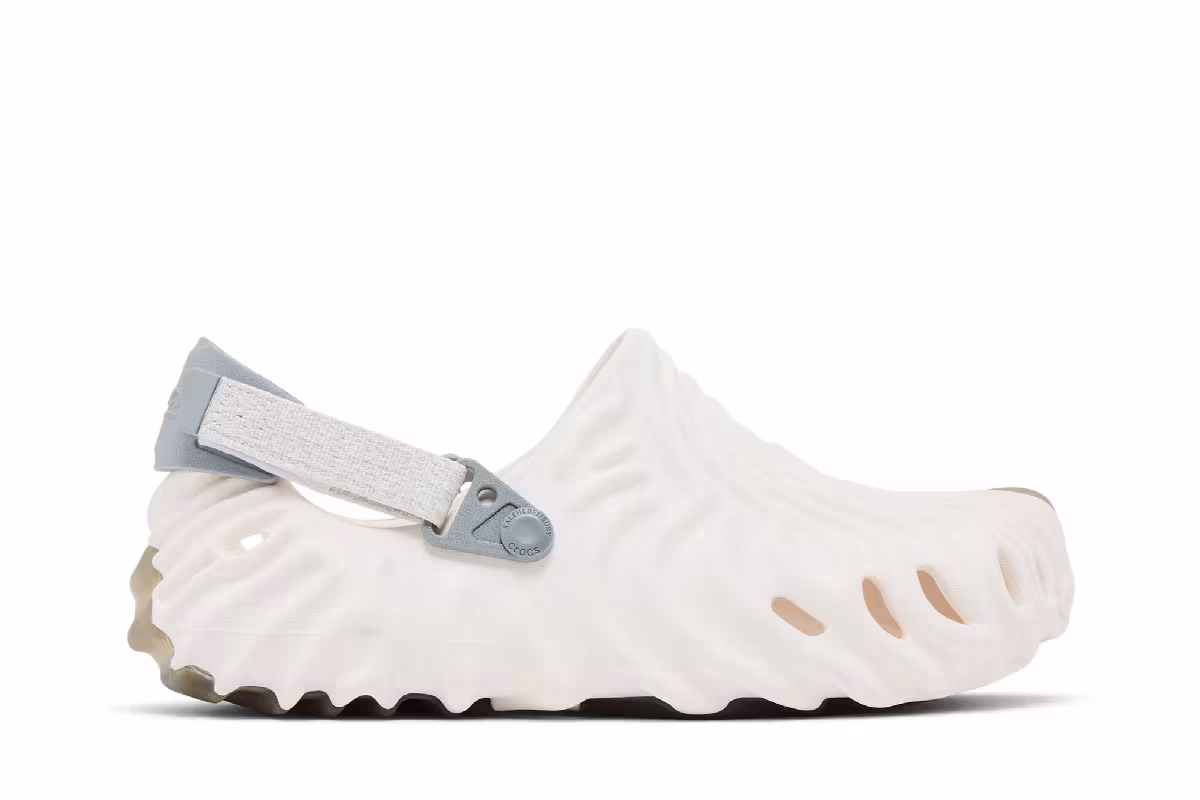 Salehe Bembury x Crocs Pollex Clog White, view 2