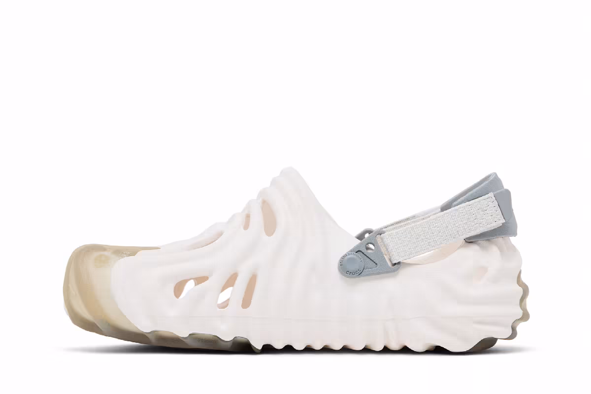 Salehe Bembury x Crocs Pollex Clog White, view 4