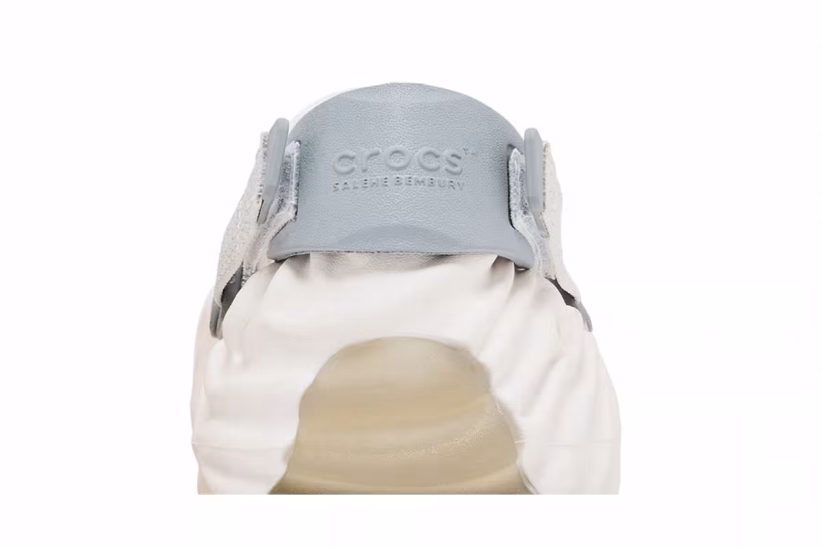 Salehe Bembury x Crocs Pollex Clog White, view 8