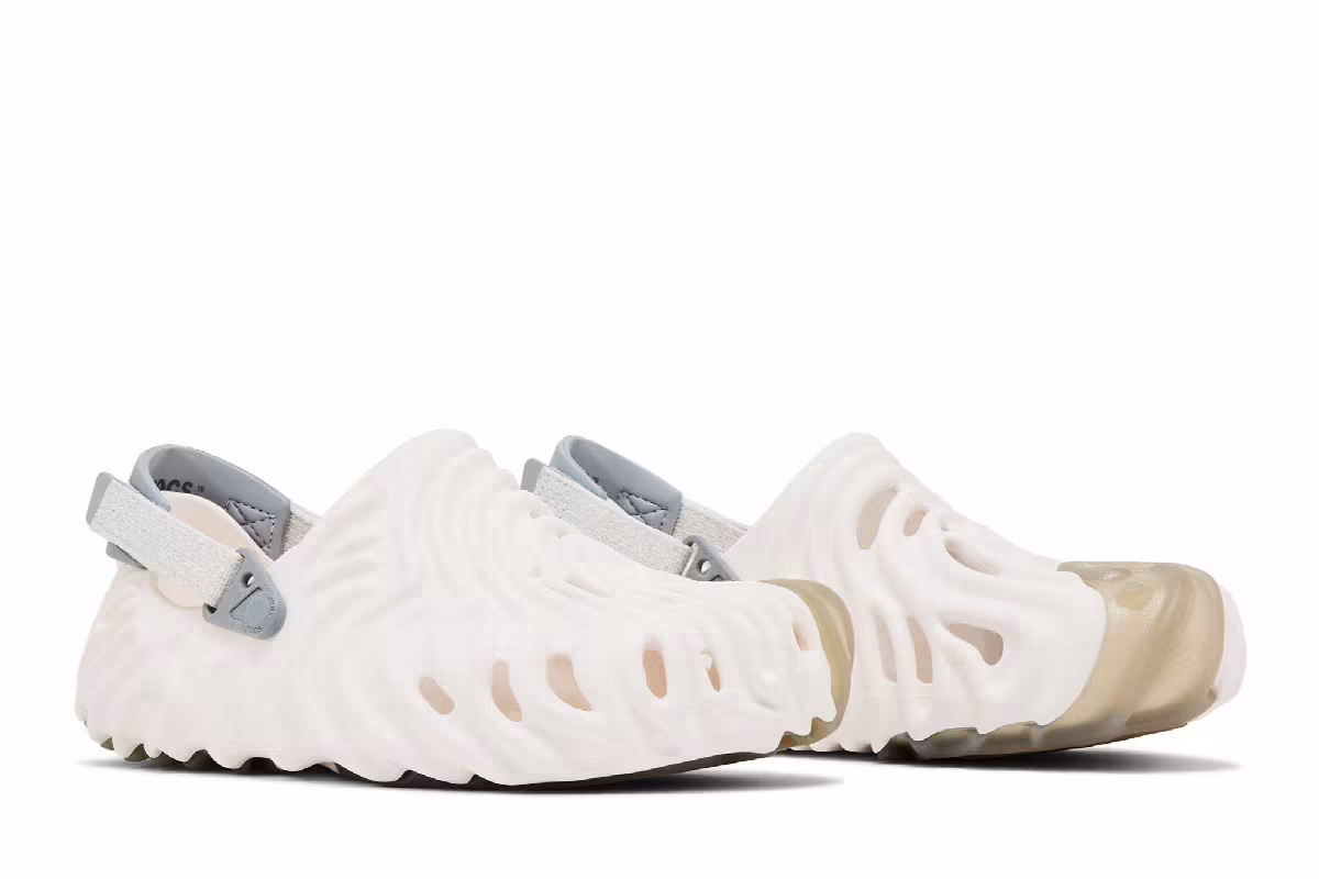 Salehe Bembury x Crocs Pollex Clog White, view 9