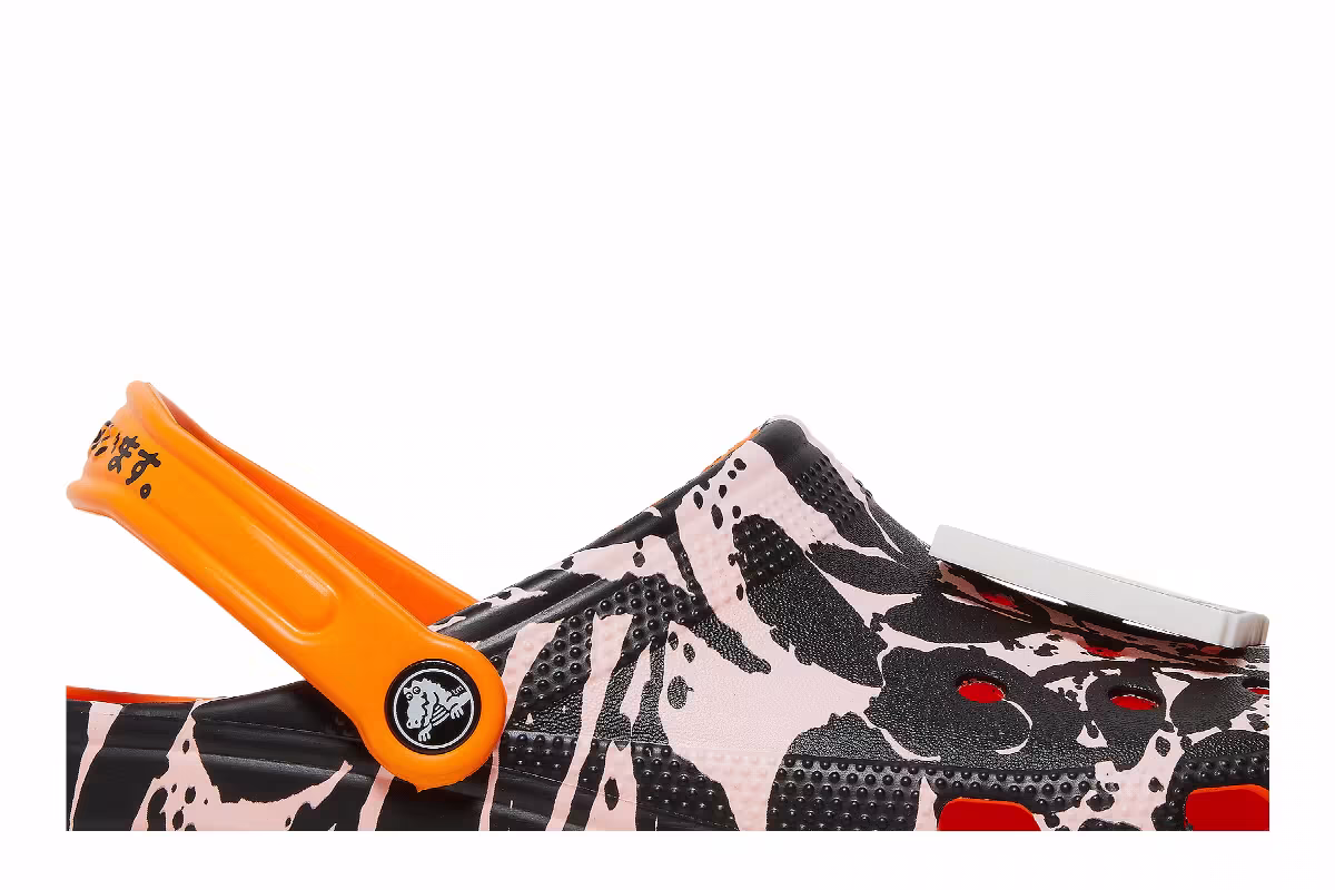 Stance x B. Thom x Crocs Classic Clog Floral Stencil, view 3