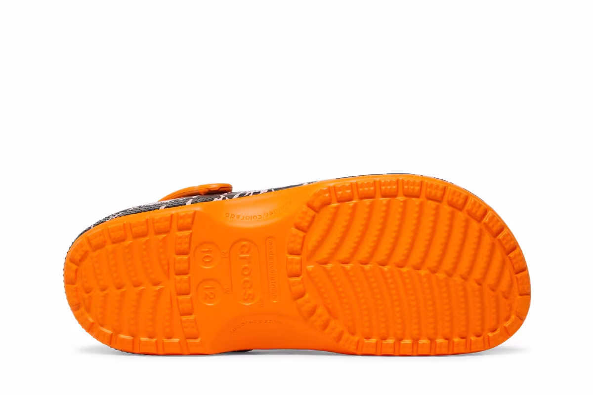 Stance x B. Thom x Crocs Classic Clog Floral Stencil, view 5